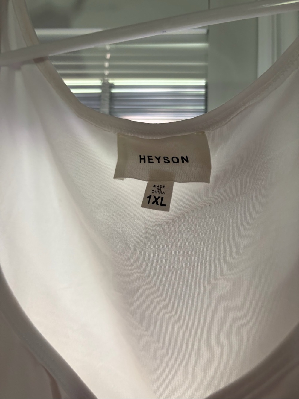HEYSON Women's White Shapewear Tank Top - 1XL
